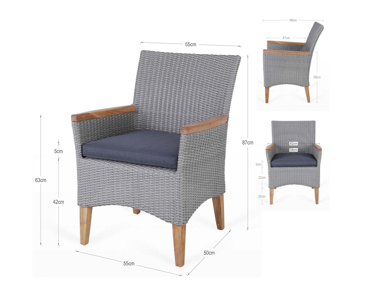 Florence Dining Arm chair