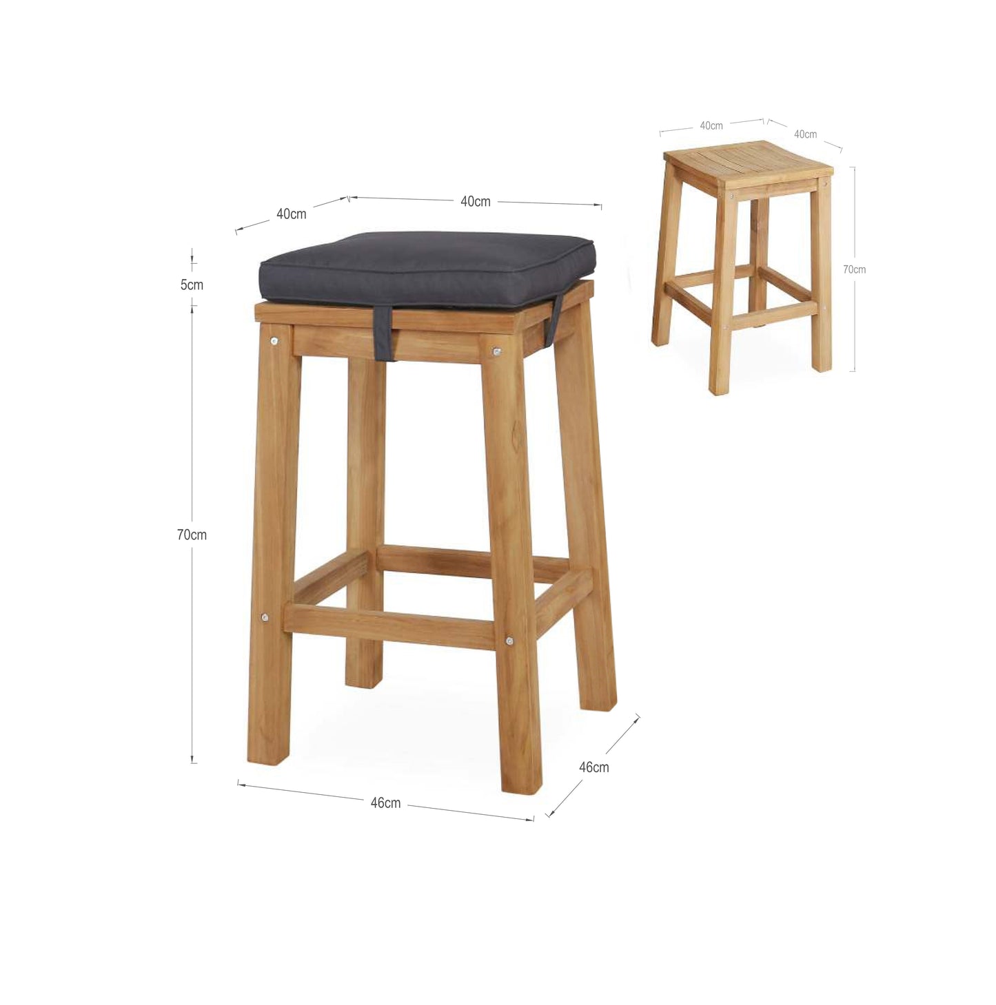 Montego Bar Stool (2 in one box)