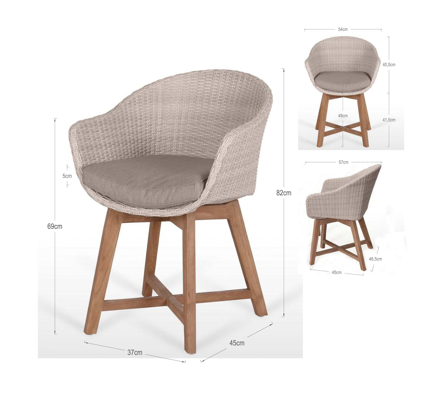 Venice Admiral dining chair