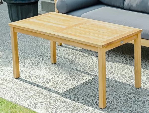Coffee Table Fixed Leg Smooth Finish 135cm