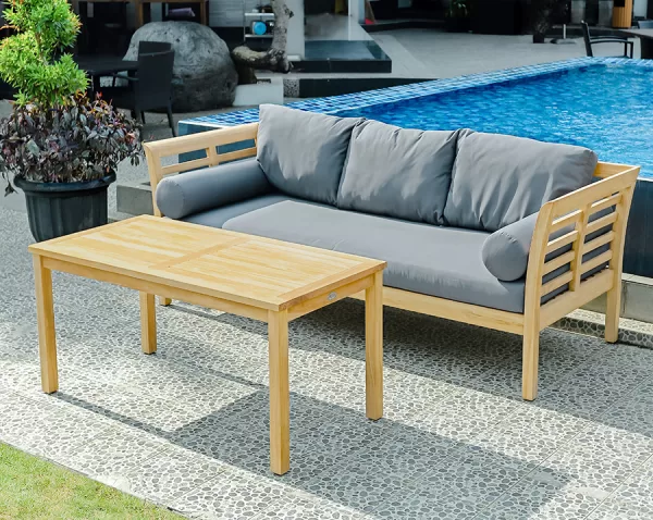 Daybed with 135cm Coffee Table